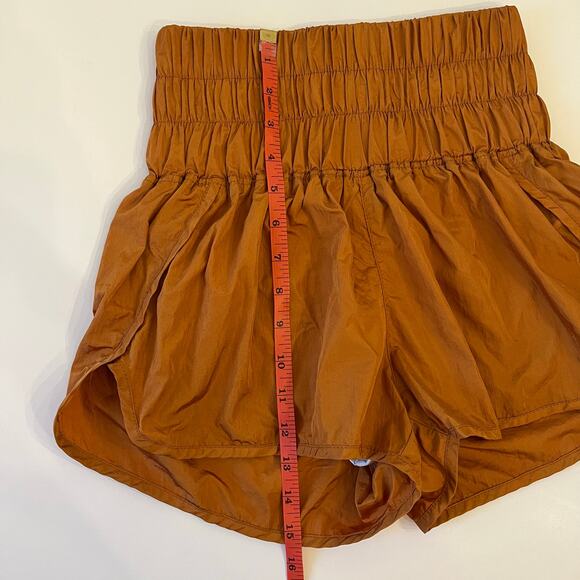 FP Movement The Way Home Shorts Small Burnt Orange Activewear Sporty Athleisure - Picture 9 of 10